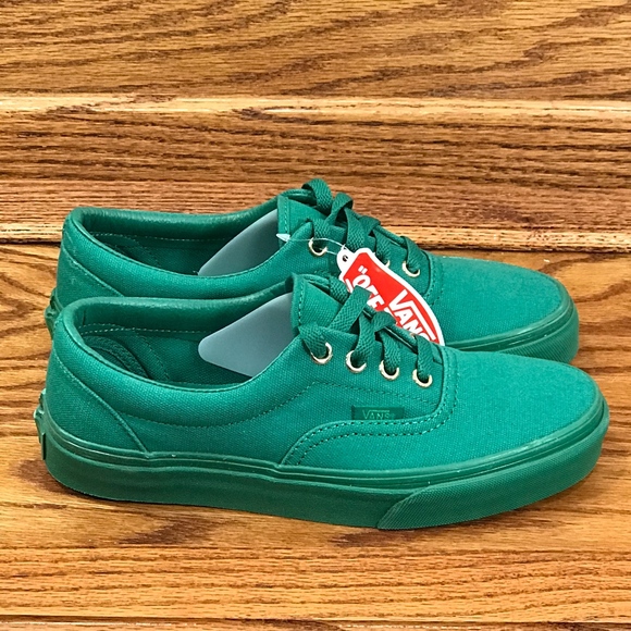 Vans Era Gold Mono Verdant Green Shoes - Picture 2 of 8